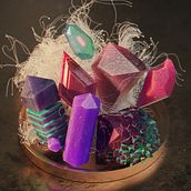 3D GEMSTONES. 3D, Art Direction, and Motion Graphics project by Felipe Goldsack - 05.30.2017