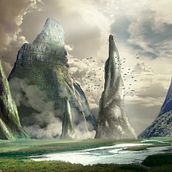Mi Proyecto del curso: Matte Painting: creando mundos fotorrealistas. Traditional illustration project by OBer Zar - 05.30.2017