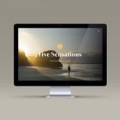Five Sensations. Br, ing, Identit, Editorial Design, and Web Design project by luzerta - 05.30.2017