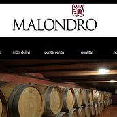 Celler Malondro. Web Development project by xavier sala - 06.01.2017