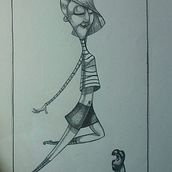 Caricaturas de gente. Un projet de Illustration traditionnelle de Clara Palencia - 01.06.2017