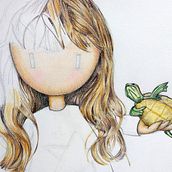 Gorjuss personalizadas (en proceso). Un proyecto de Ilustración tradicional de Joaquín Olmo - 03.06.2017