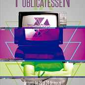 CARTEL IX EDICIÓN FESTIVAL PUBLICATESSEN. Editorial Design, Graphic Design, and Advertising project by Sergio Delgado Franco - 06.06.2017