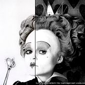 Retratos_Ciencia ficción "La Reina de corazones" . Fine Arts, and Traditional illustration project by Patricia García - 06.11.2017