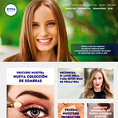 Diseño Web y Blog Proyecto NIVEA Beauté. Graphic Design, and Web Design project by Elia Pérez de Miguel - 05.20.2017