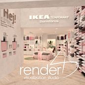 Tienda Ikea Madrid. Un proyecto de 3D, Arquitectura interior y Diseño de interiores de render 4D - 15.06.2017