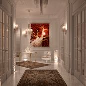HALL 3D. Un proyecto de 3D y Arquitectura interior de render 4D - 14.06.2017