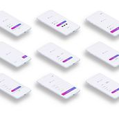 Sign up & Login screens . Br, ing și identitate și UX / UI de Rober Domínguez - 06.19.2017