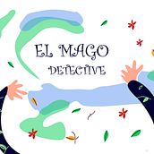 El mago detective. Fine Arts, Character Design, Traditional illustration, Vector Illustration, and Painting project by Irene Suárez Pérez - 06.19.2017