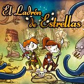 El Ladrón de Estrellas. Game Design, Character Design, Traditional illustration, and Multimedia project by David GJ - 09.28.2012