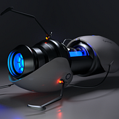 Modelado 3D / / Portal Gun . 3D project by David Escribano Gálvez - 06.21.2017