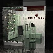Retail, punto de venta Orquídeas. 3D & Interior Design project by Juan Leal - 06.21.2017