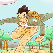El Carnívoro. Comic, and Traditional illustration project by Jujo Fosfenos - 06.21.2017