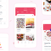 SweetApp. Product Design, and UX / UI project by Jokin Lopez - 06.22.2017