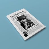 Portada de periódico. Editorial Design project by Lissette Espinosa Castillo - 03.21.2016