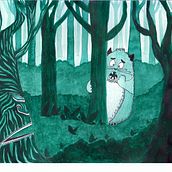 Proyecto Monocromático . Fine Arts, Design, Character Design, Traditional illustration, and Painting project by Leslie Villanueva Ventura - 06.26.2017