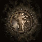 boceto del diseño para estampacion en camiseta  (grupo moto-aventura). Design gráfico projeto de cristina_a - 26.06.2017