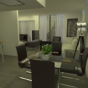 Apartamento tipo estudio. Miami . 3D & Interior Architecture project by yennifer casadiego - 06.12.2017