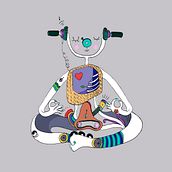 Guru Bike. Street Art, Design, and Traditional illustration project by Chari Cámara Beviá - 06.29.2017