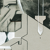 Ciencia de acogida_Exposición colectiva (CentroCentro). Un proyecto de Collage, Ilustración tradicional y Pintura de Víctor Escandell - 29.06.2017