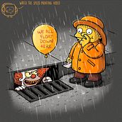 We All Float Down Here!. Un progetto di Illustrazione tradizionale, Illustrazione vettoriale e Serigrafia di Antonio Ángel Centeno Guerrero - 01.07.2017