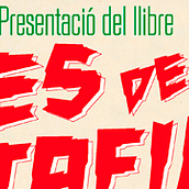 Cartell presentació del llibres escrits per Sergi Pons Codina 'Dies de Ratafia' i 'Mars del Carib' editas i publicats per Edicions 84. Design project by David Alcaide Negre - 07.03.2017