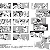 Storyboard Audiovisual comercial Frisby Innova Social Media - Trejos Duque . Graphic Design, Traditional illustration, and Advertising project by Gabriel Trejos Duque - 07.04.2017