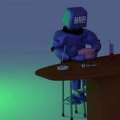The Addicted Robot. Animation, and Character Design project by Pau Buch Garcia - 07.04.2017