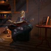 El señor de la cripta. 3D, Design, Design de interiores, Design de personagens, e Design de produtos projeto de Belén Collado Bañuls - 05.07.2017