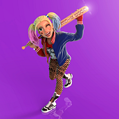 Harley Quinn 3D Model . % David Martinez tarafından hazırlanan 3D, Ve Karakter Tasarımı projesi - 07.06.2017