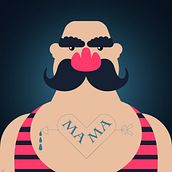 Astrongman. Un progetto di Animazione, Animazione di personaggi, Character design, Illustrazione tradizionale e Animazione 2D di SANTASIESTA Studio - 29.05.2017