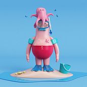 Mr Antonio. Un projet de 3D, Design  , et Conception de personnages de alicamo - 13.09.2017