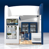 Render de Stand. Un proyecto de 3D, Diseño y Diseño gráfico de Nuuk Balam Kike - 13.07.2017