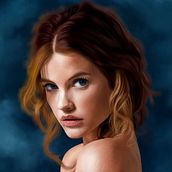 Portrait of Barbara Palvin. Un proyecto de Ilustración tradicional de Lucas Nathaniel Skye - 13.07.2017