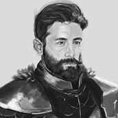 Real Knight. Character Design, and Traditional illustration project by Greboh - 07.06.2017