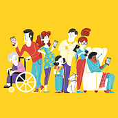GVA +Oi. Design gráfico, Ilustração tradicional, e Publicidade projeto de Marta Chaves - 04.05.2017