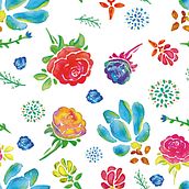 Mi Proyecto del curso: Bright Spring. Design, Pattern Design, and Graphic Design project by sara - 09.14.2017