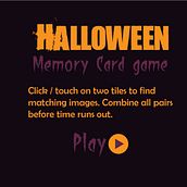 Halloween Memory Card Game. Web Development project by Elsi Caldeira - 11.16.2016