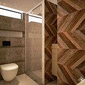 Remodelando un baño. Un projet de 3D, Architecture d'intérieur, Design , Design d'intérieur, Design , et Fabrication de mobilier de Cecilia Milagros León García - 15.03.2017