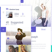 Meetme app. Product Design, Web Design, and UX / UI project by Jokin Lopez - 07.17.2017