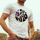 Diseño de camiseta para The Who y Pretty Green en colaboración con Talenthouse . % Carlota de Mier Macho tarafından hazırlanan Vektör İllüstras, Ve onu projesi - 02.07.2014
