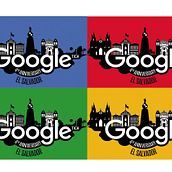 4to Aniversario Google El Salvador . % Rodolfo Diaz tarafından hazırlanan Geleneksel illüstras, Ve on projesi - 07.22.2017