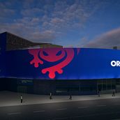 Rebranding del exterior del Estadio Ciutat de Valencia. 3D, Architecture, Industrial Design, and Video project by Samuel Segura Pareja - 07.14.2017