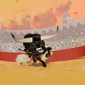 The Bullring. Game Design, Character Design, and Traditional illustration project by Alfonso Miguel Sánchez Vicente - 07.16.2017