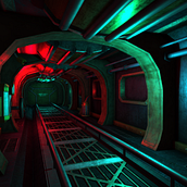 Entorno 3D - Nave espacial. 3D project by Luis Giraldo - 03.17.2017