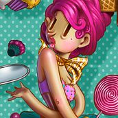 Candy Girl. Traditional illustration project by Ra - 08.04.2017