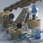Bodegones de Lego. 3D project by Ferran Sellarès Ribas - 10.13.2016