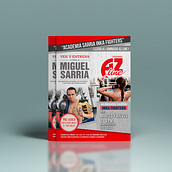   Flyer "Gimnasio AZ Line" . Een project van  Ontwerp van Vanesa Barrientos - 05.01.2018