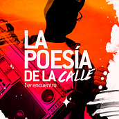 La poesía de la calle : 1er encuentro. Graphic Design, and Traditional illustration project by Gustavo Chourio - 08.06.2017