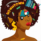 CD Cover "Downtown". Graphic Design, Traditional illustration, and Vector Illustration project by Miri Perez - 05.08.2016